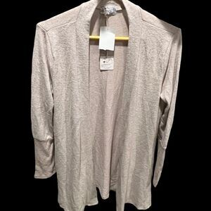 Poof! Apparel open front cardigan sweater size medium